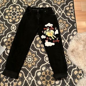 WRANGLER CUSTOM PAINTED JEANS